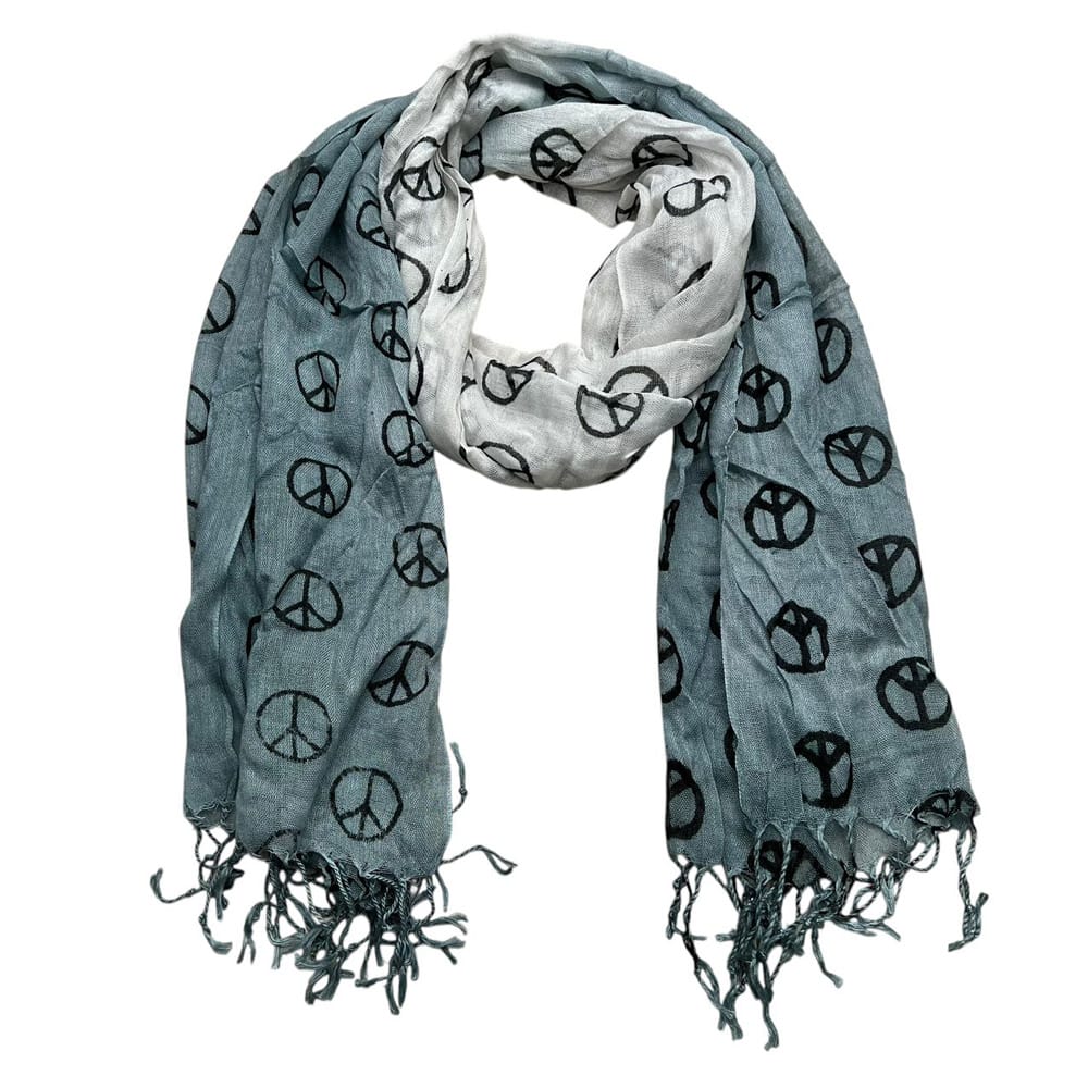 d09a22b4-78cc-4653-b728-05281864980c.jpg Elegance Subtle Pattern Grey Printed Scarf . - Image 2