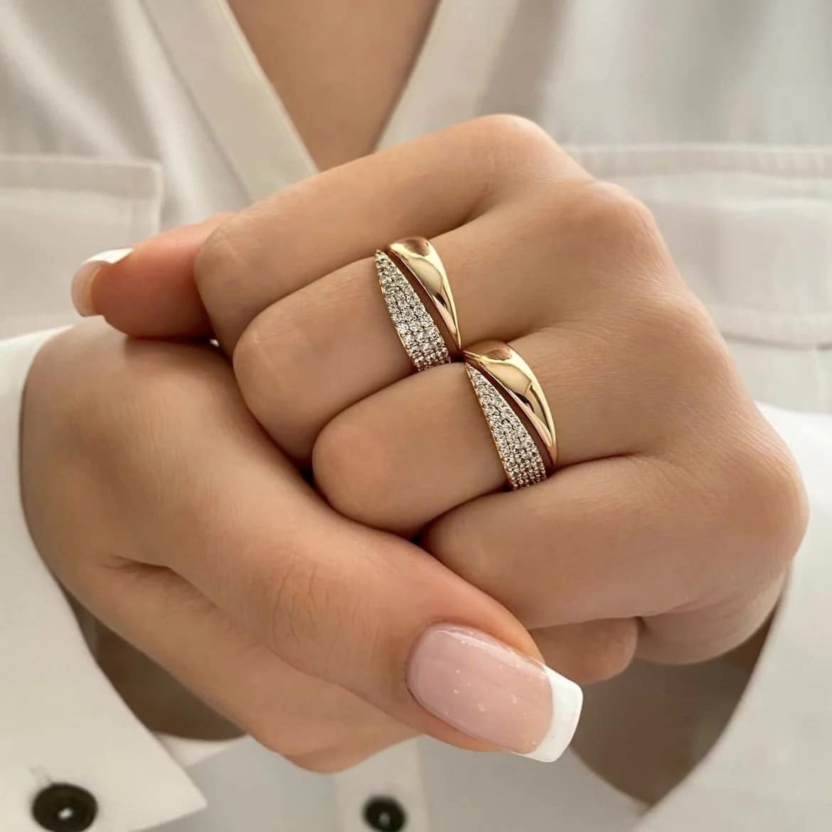 VENTFILLE 925 Sterling Silver Finger Rings New Fashion.