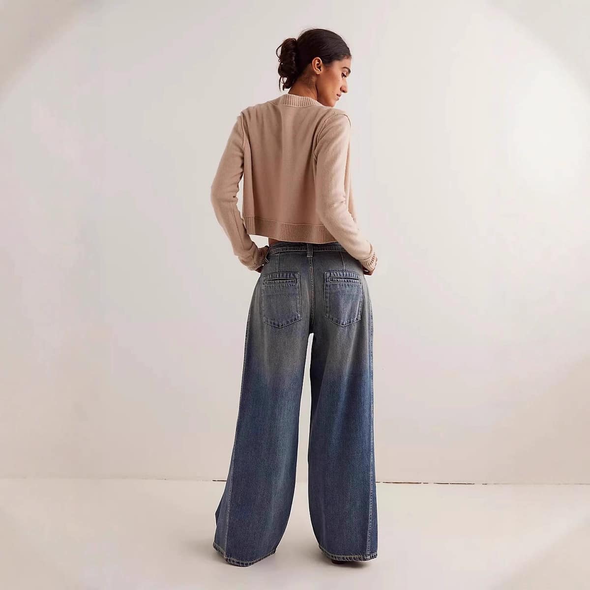 354d3843-e223-4312-96cd-841dcf6c1ccf.jpg Womens Fashionable Retro Wide-Leg Denim Jeans - Image 3