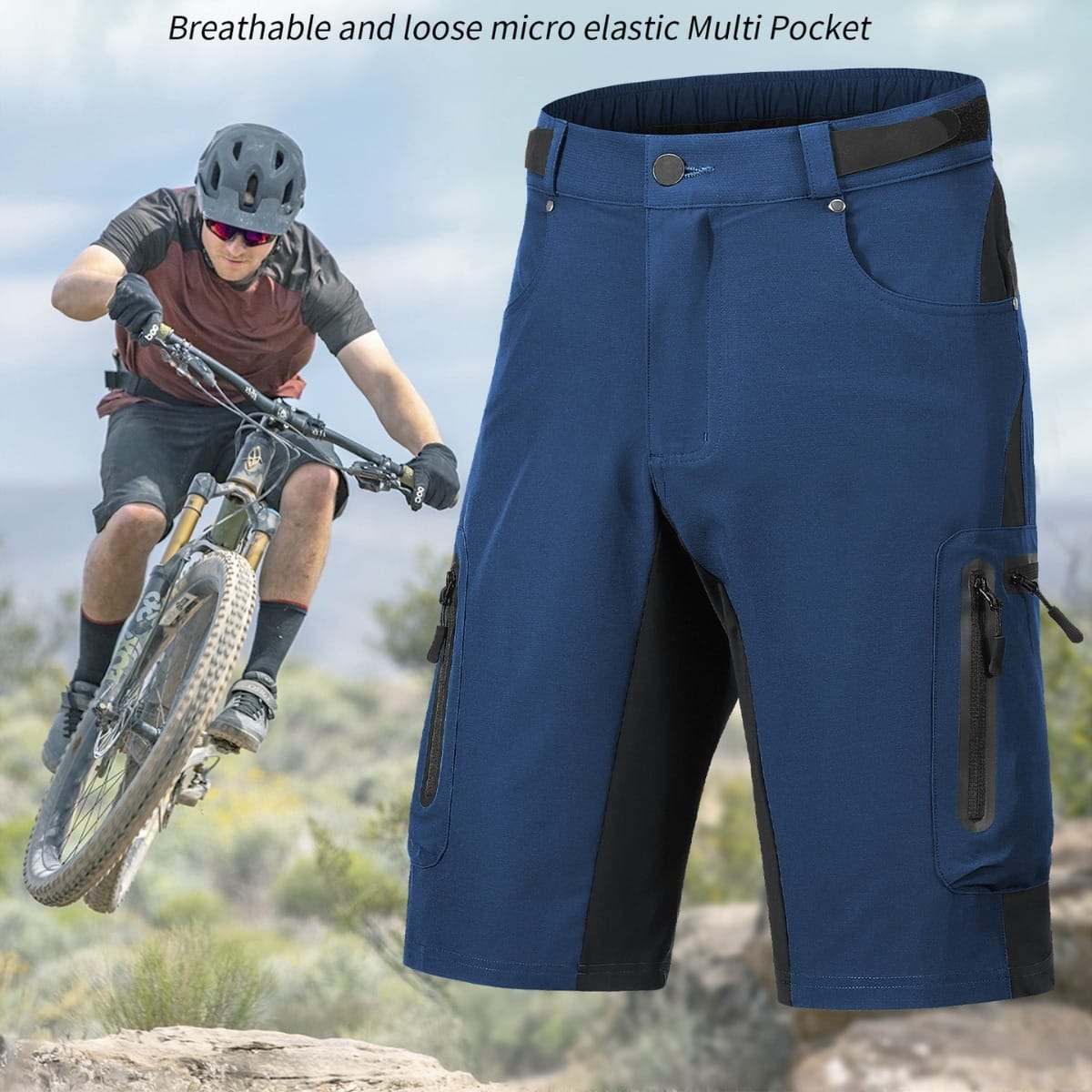 d89b3124-8b9a-4b4b-b213-58f3e7476b3e.jpg Sports Casual Beach Pants Summer Wear-resistant Quick-drying Breathable Outdoor Mountain Bike Shorts Men