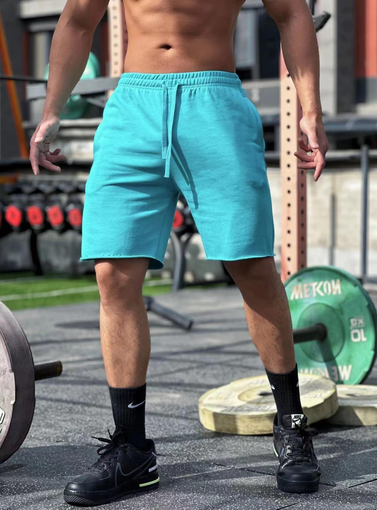 5ef1eaf4-7f0f-42ab-af1b-50046654c781.jpg Men's Sports And Leisure Running Fitness Shorts - Image 4