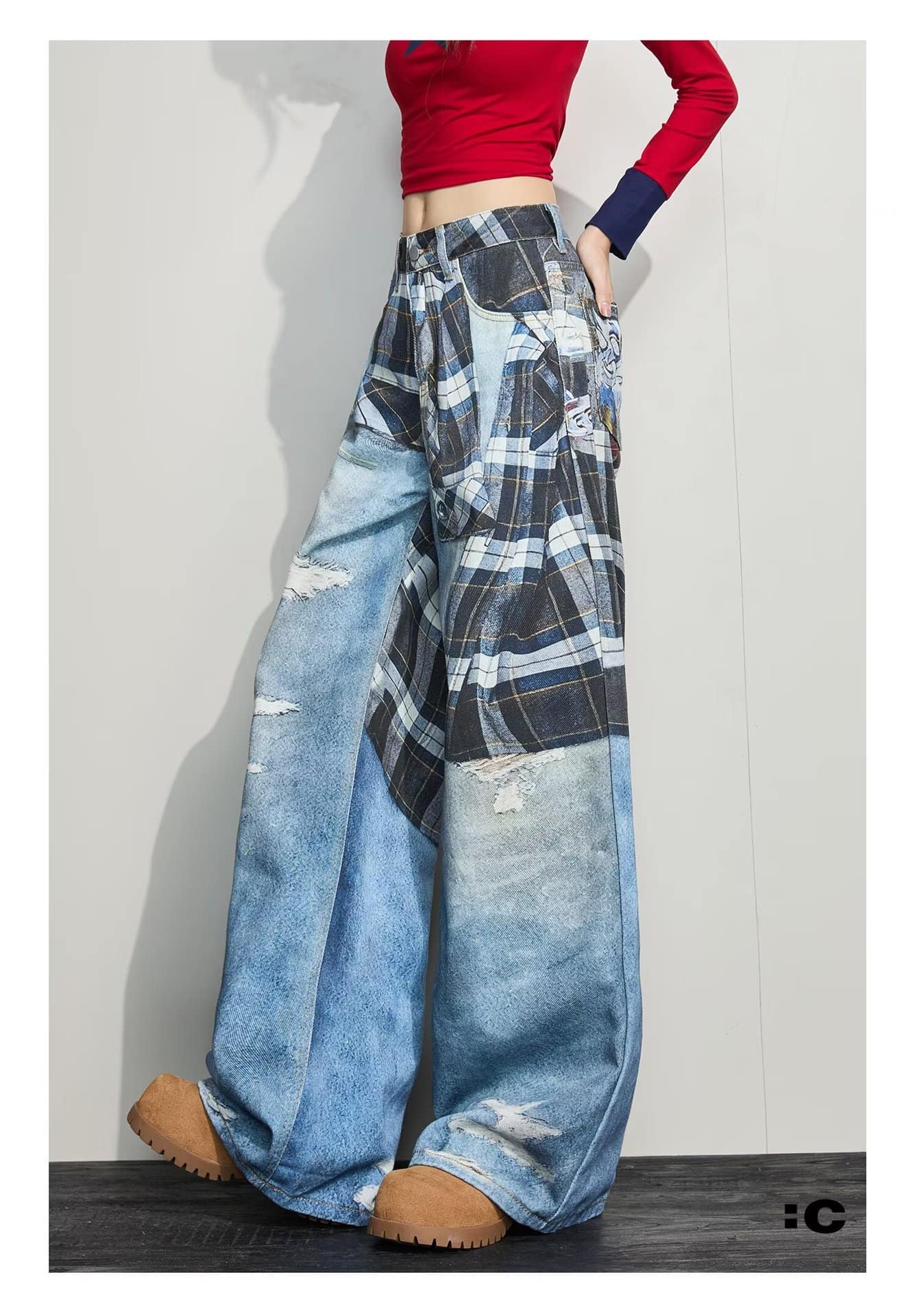 815b915b-5026-43e7-b3a9-7d801e7b5871.jpg High Street Wide-leg Loose Couple Casual Pants - Image 3