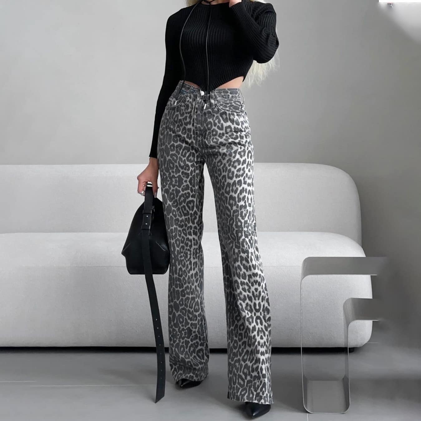 db608671-0e77-49f6-ac58-d51335f48096.jpg Leopard Print Narrow Jeans For Women