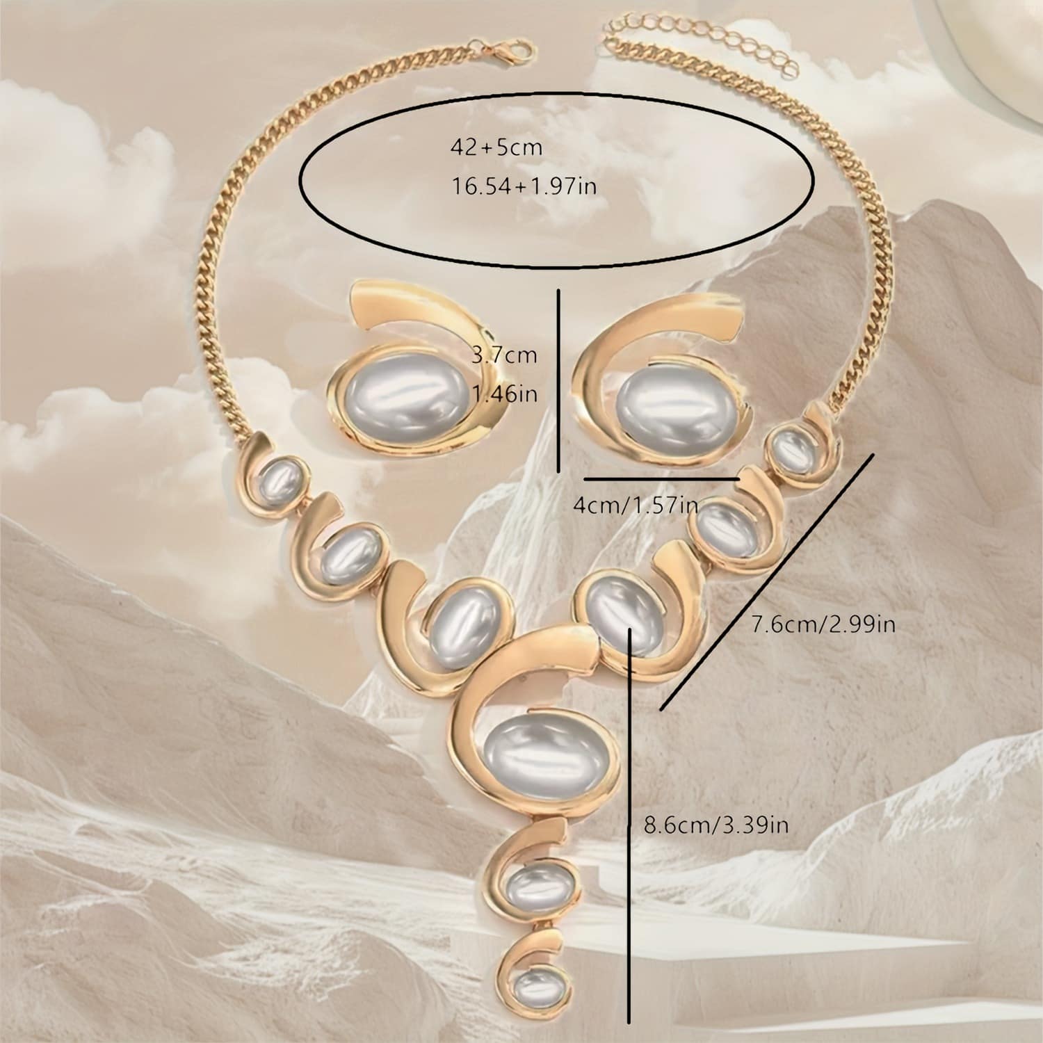 3e74c459-1974-421d-8f56-4e6a5d4473e9.jpg Snail Shape Exaggerated Trend Earrings Personality Design Suit - Image 5