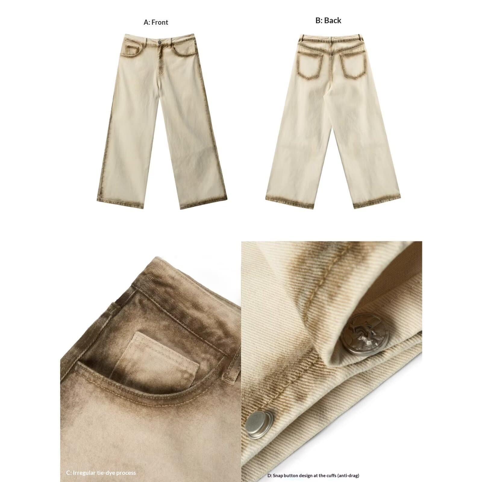 c9f48b0a-87ba-42e5-a1c9-5cf3ac2231be.jpg Loose Straight Retro Street Floor-length Pants - Image 5