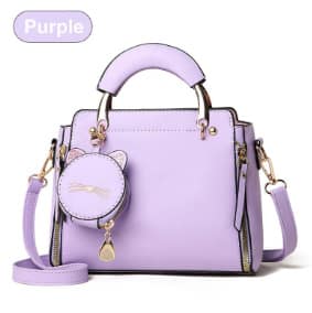 1e9ee63a-eda0-46d0-8aec-3e30b029eb92.jpg Cute Little Cat Design Large-Capacity Shoulder Square Bag - Image 2
