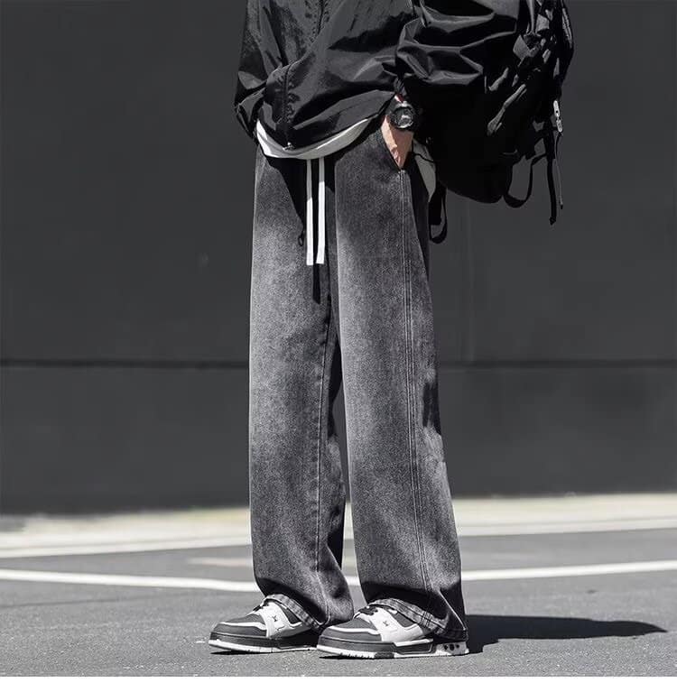 f200005f-c01c-4ab0-a012-772acf998f5c.jpg Straight-leg Relaxed-fit American-style Mens Jeans - Image 5