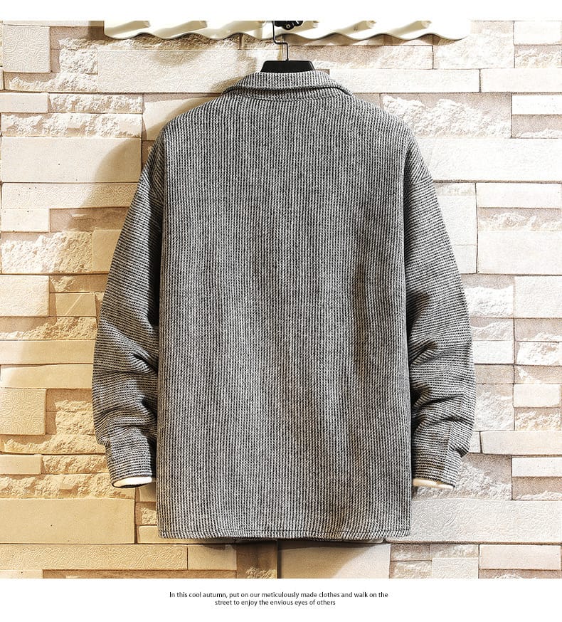 e2610bc2-3cbf-4741-9ca1-ddc59a3fbf74.jpg Loose Simple Casual Long-sleeved Shirt Hong Kong Style - Image 4