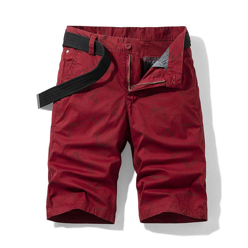 1618211279780.jpg Geometric Print Straight Casual Shorts Men - Image 4