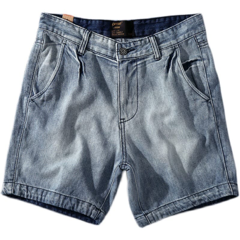 4763cbdd-7f0a-40e9-81dc-5f5117c2ab86.jpg Light Color All-matching Outer Wear Middle Pants - Image 2