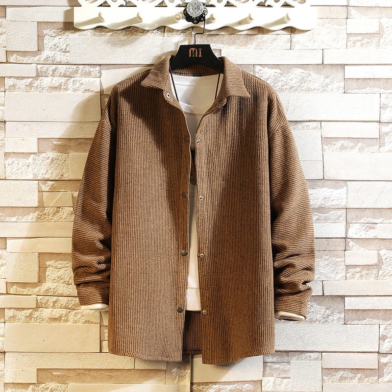 4c2554e6-5ae4-4933-afe3-64e978ffe74c.jpg Loose Simple Casual Long-sleeved Shirt Hong Kong Style - Image 3