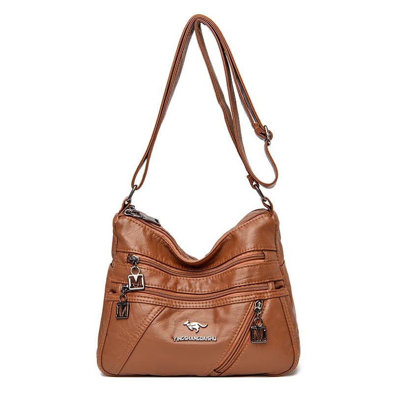763bde8b-4ab1-4726-9947-ef54f057a317.jpg Autumn And Winter New Fashion Middle-aged Women's Shoulder Bag Double Layer Large Capacity - Image 2