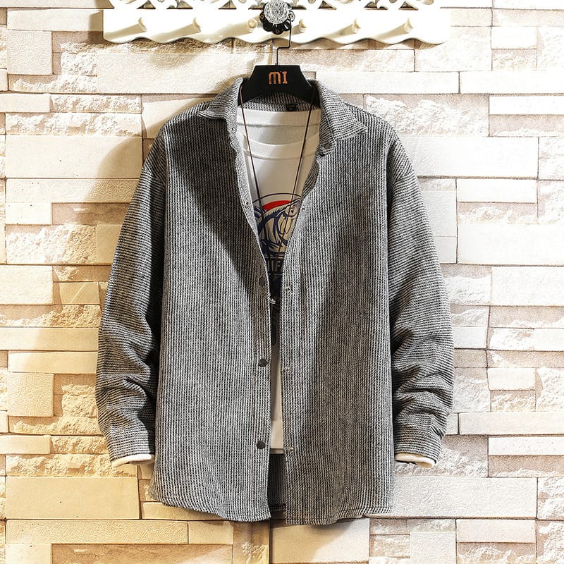 7ee17b69-a65f-4871-a27c-9e08e13b9cab.jpg Loose Simple Casual Long-sleeved Shirt Hong Kong Style - Image 8