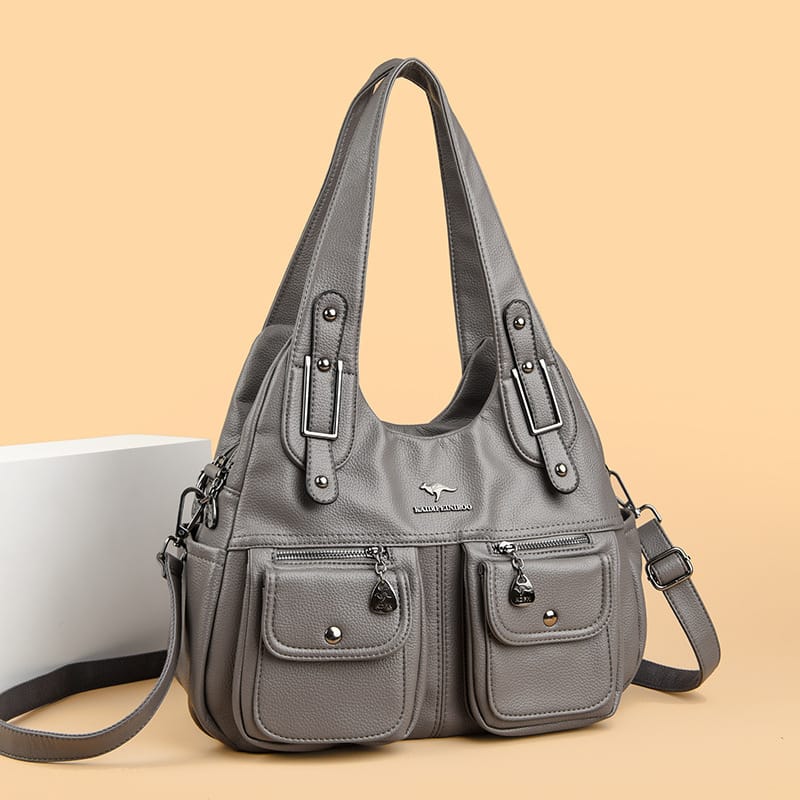 81037003-183f-42ef-9bd0-fa4a1230f919.jpg Middle-aged Mom Solid Color Crossbody Handbag - Image 4