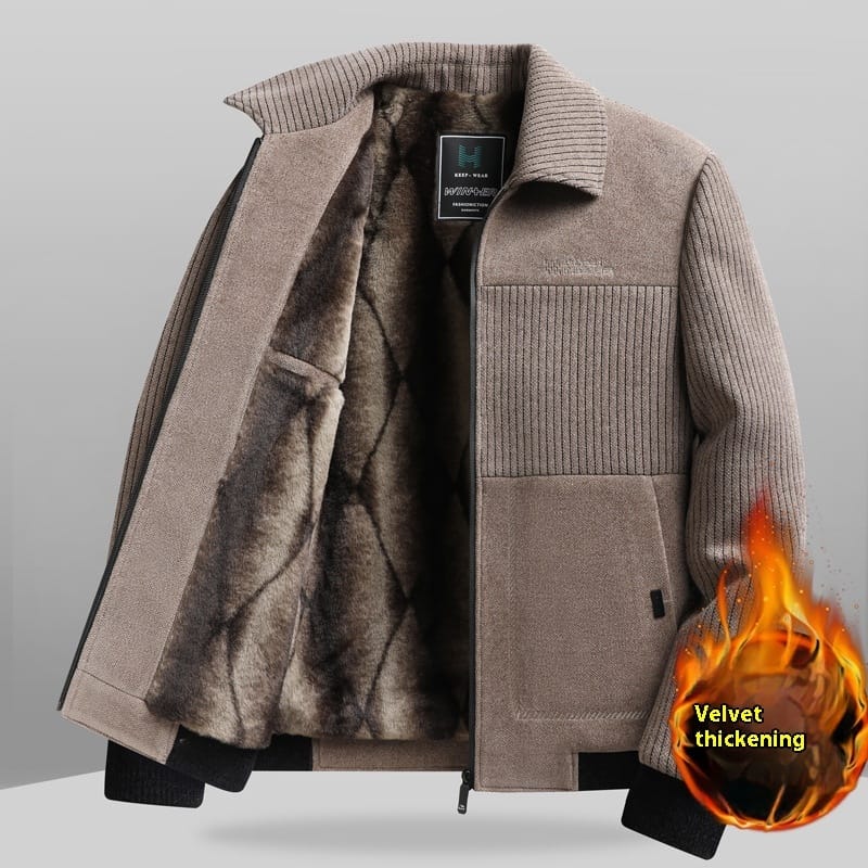 8424c98d-0d9b-4b79-b345-bc327462bac5_trans.jpeg Men's Clothing Velvet Padded Thickened Coat - Image 6