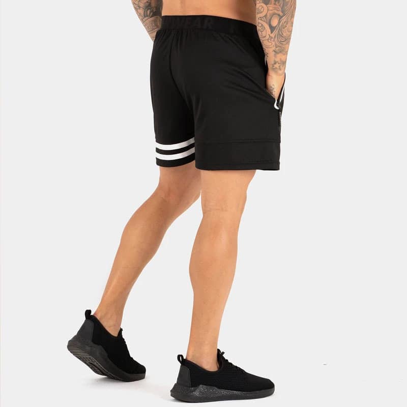 84b4b293-4f53-4d26-8b43-eb83ca30dcff.jpg Quick-drying Slim Fit Running Unilateral Striped Sports Shorts Men - Image 3