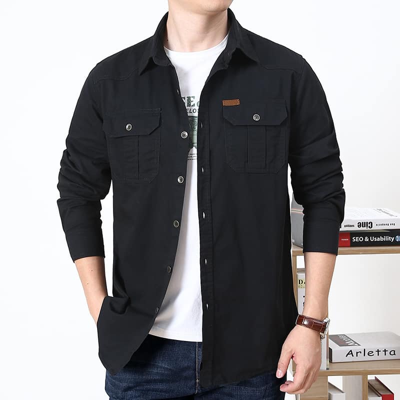 8a7aa8ff-00cf-43d5-a927-ec94e20596f7.jpg Large Size Loose Overalls Long Sleeve Shirt - Image 8