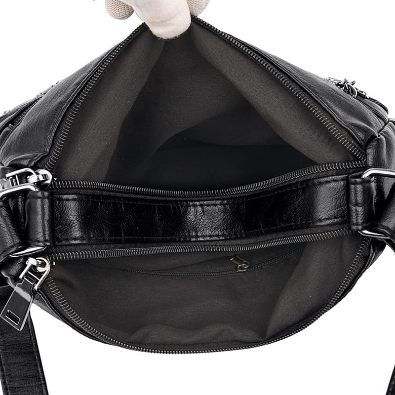 8be99067-0e28-4cc7-ada1-ac3612933fa4.jpg Autumn And Winter New Fashion Middle-aged Women's Shoulder Bag Double Layer Large Capacity - Image 5
