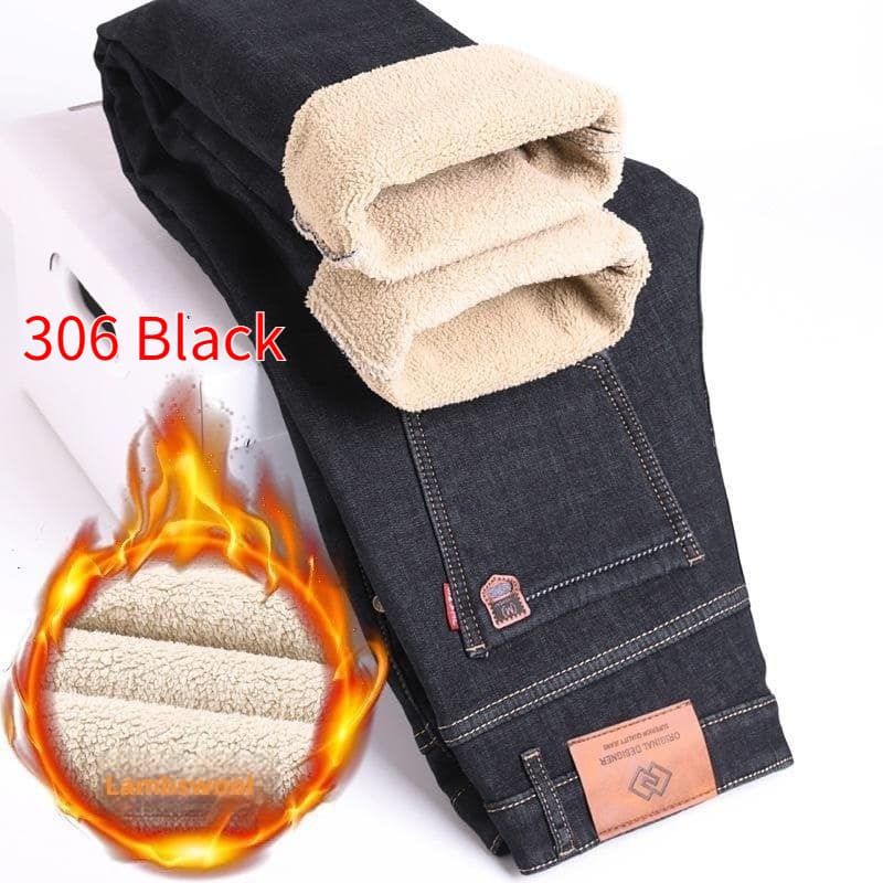 91315eed-8d7e-4b82-ab34-4e7196ea2706_fine.jpeg Cashmere Jeans Men's Fleece-lined Thickened - Image 4
