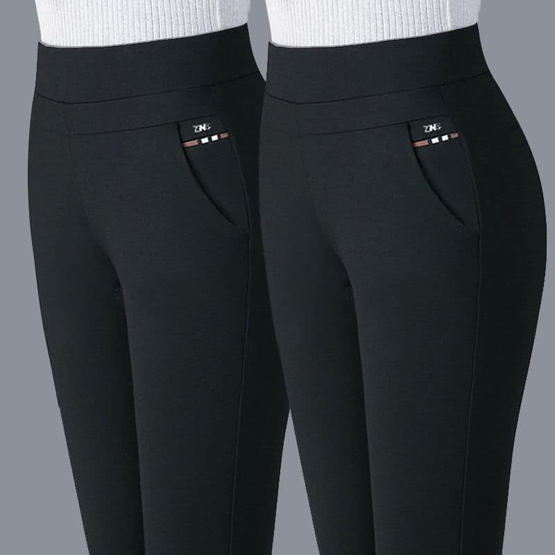a6fed8a1-2edc-4fcc-ac3d-2864cce0c659.jpg Tight High Waist Female Straight-leg Trousers - Image 2