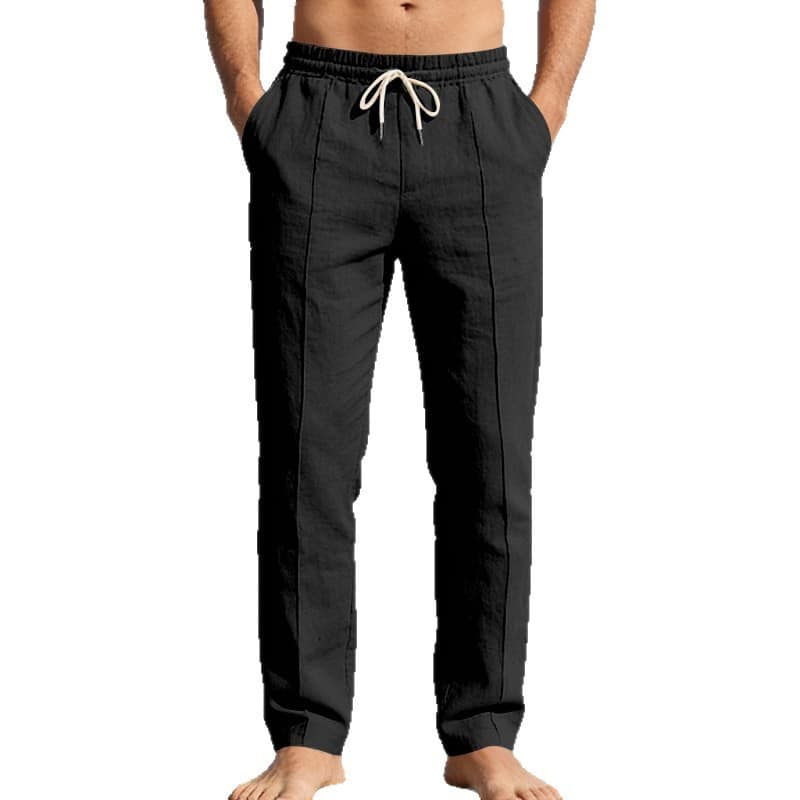 aaafdea4-98f1-4592-b312-1c30fcd4f4d1.jpg Mens Casual Springautumn Pants In A Loose, Breathable American Style - Image 3