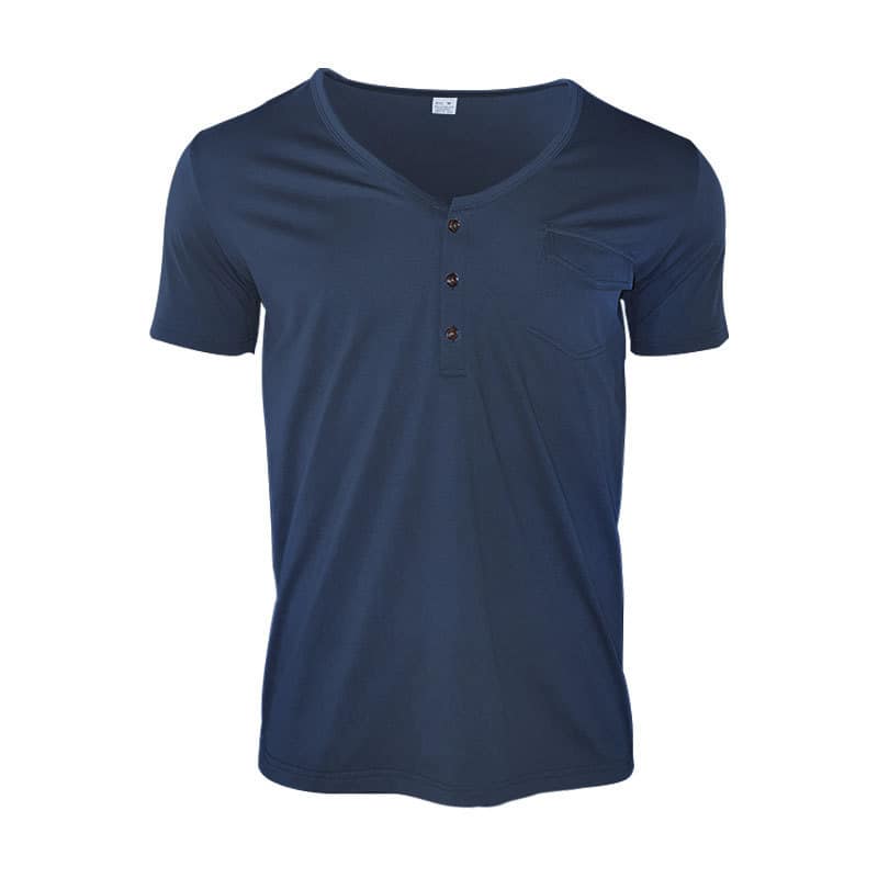 aad9f39e-49d1-42e9-802f-24f8200be22b.jpg Men's Short-sleeved High-end Solid Color Oversized Loose Retro - Image 10