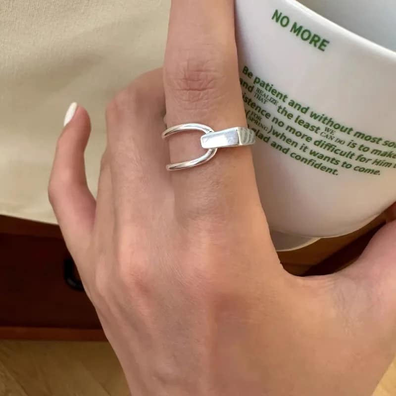 kf-S393ae58314674e4e92870e88ee1259995 VENTFILLE Rings Hip Hop Punk Thai Silver - Image 3