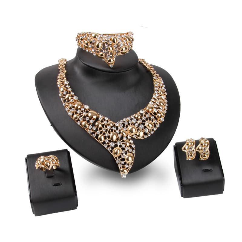 1d7aedb8-ce84-421a-bb2d-6dec7b1c0f19.jpg Four-piece Dinner Dress Accessories Alloy Set - Image 5