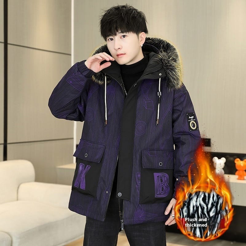 288ed054-0da7-44b8-97ad-4d2a44b20fcf_trans.jpeg Winter Color Matching Men's Hooded Fleece Padded Coat - Image 8
