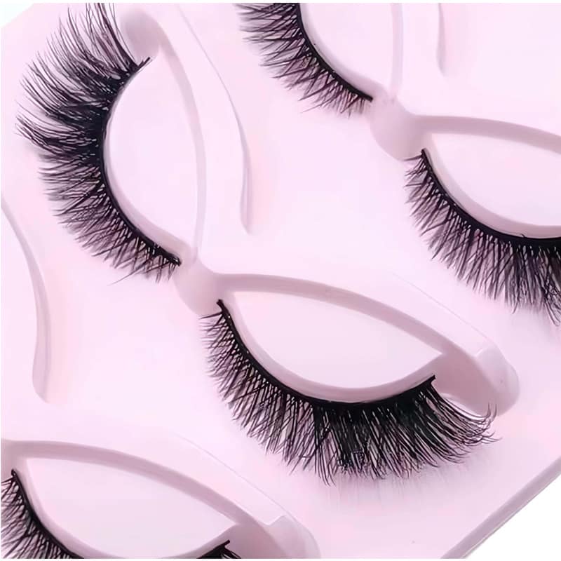 3e4bd780-d006-4199-ab38-8a27da993d65.jpg 5 Pairs False Lashes Eyelashes Extension Cluster, Faux Mink Fluffy Long Full Look Eye Bottom, Dramatic Cosmetic Makeup - Image 8