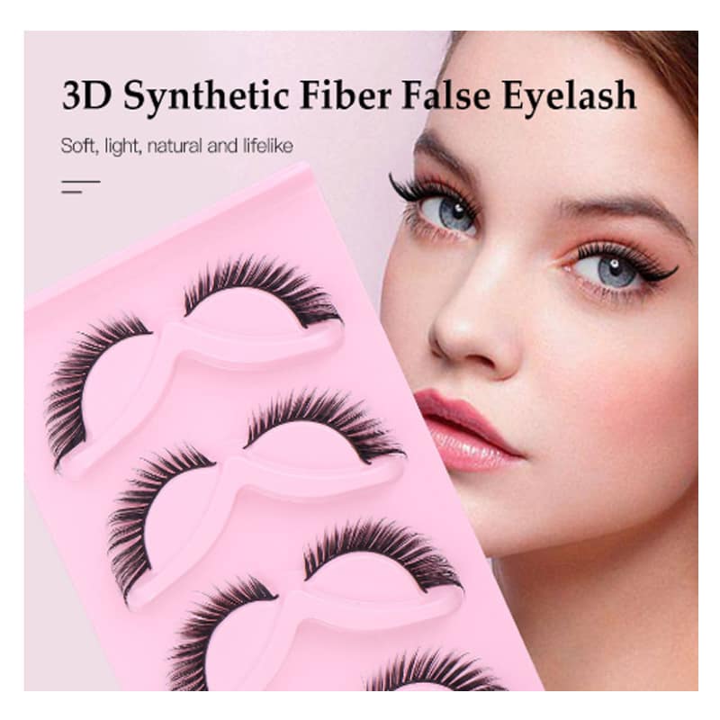 4c2776d2-97e0-4573-9950-729deedf583e.jpg 5 Pairs False Lashes Eyelashes Extension Cluster, Faux Mink Fluffy Long Full Look Eye Bottom, Dramatic Cosmetic Makeup - Image 5