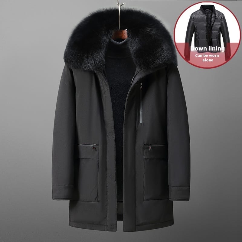 c0fd8cee-cdd2-4b38-a929-e8454eefe894_trans.jpeg Men's Down Jacket Men's Mid-length Coat - Image 2