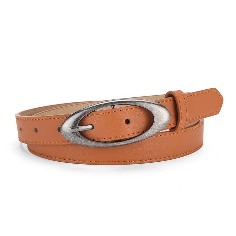 cc88090c-b57c-43a9-a947-c5ead6af1753.jpg Womens Korean-style Oval Alloy Pin Buckle Minimalist All-match Belt - Image 7