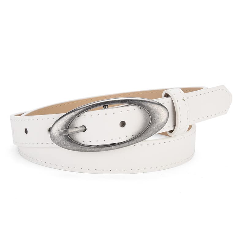 f0b4bbe0-0a6c-472b-9fc0-426ead0392d9.jpg Womens Korean-style Oval Alloy Pin Buckle Minimalist All-match Belt - Image 4