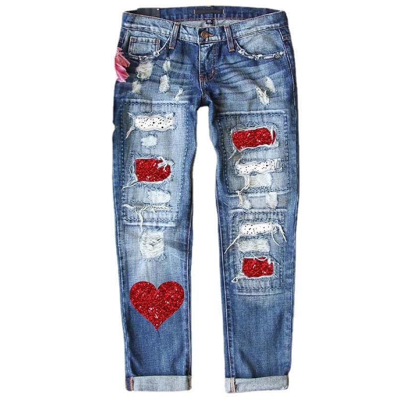 25766318-9424-4a9b-93c3-58971898c663.jpg Printed Plus-Size Womens Casual Pants In European And American Style - Image 2