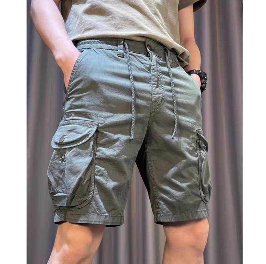 2c960f69-63fc-41dd-8580-c5b804626585.jpg Loose Straight Multi-pocket Casual Overalls Pants - Image 3