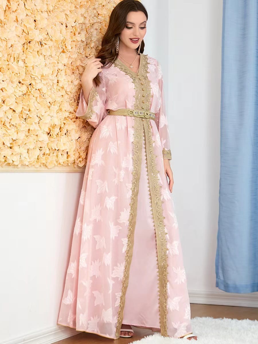 4f95f8c9-7176-47cf-827a-9d2d091a09cc.jpg New National Style Embroidered V-neck Elegant Temperament Dress - Image 7