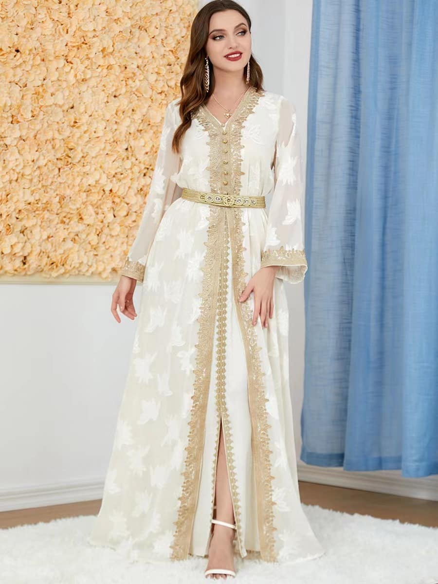 a6baf72b-e8df-41b2-a6d0-865a30db0d73.jpg New National Style Embroidered V-neck Elegant Temperament Dress - Image 6