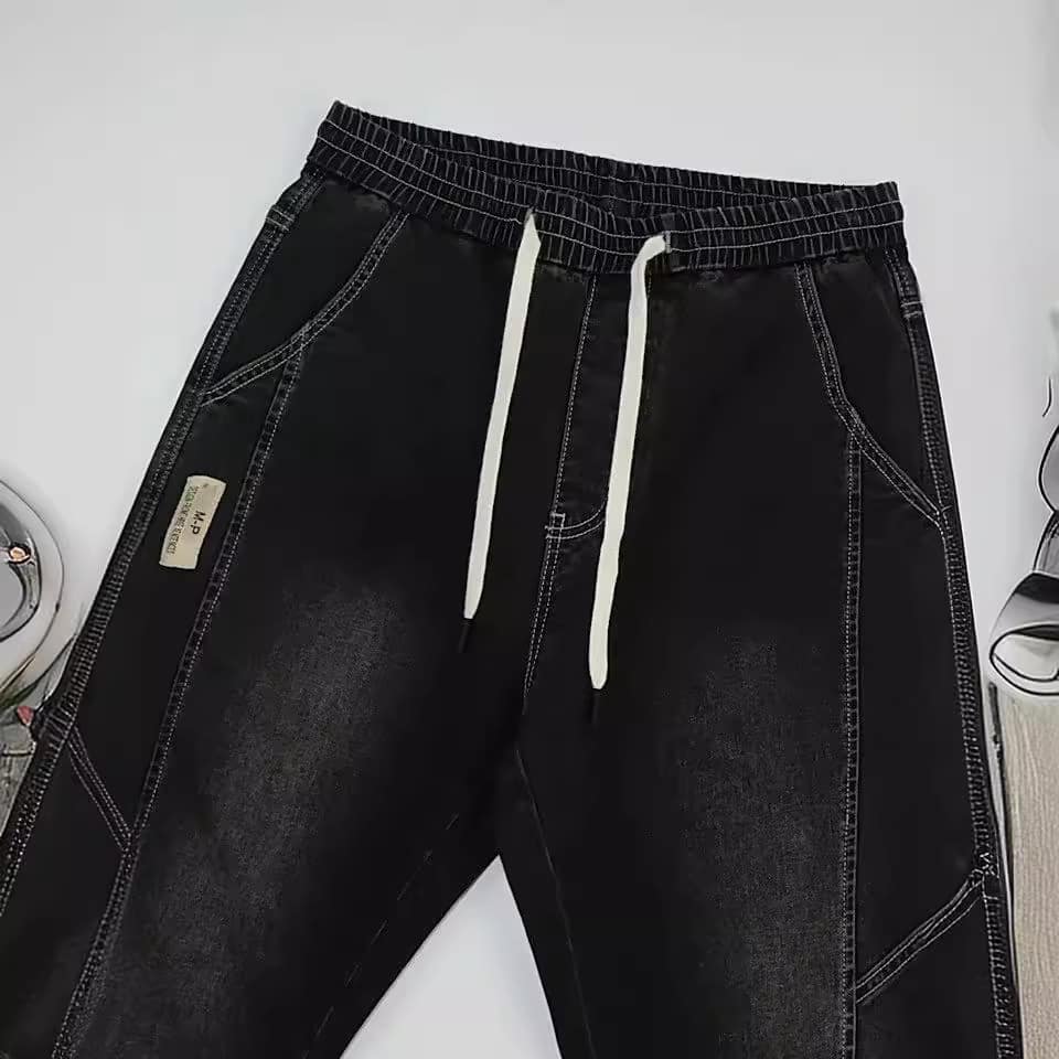 f569e19c-7c56-42d2-b9b2-95be2979c736.jpg Men's Jeans Slim Fit Fashion Ankle-tied Harem Pants - Image 8